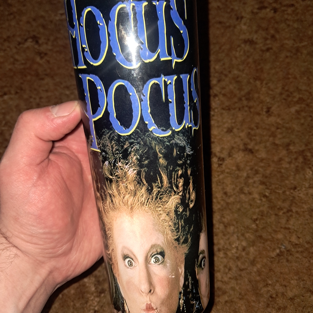 Hocus Pocus Black Travel Mug handmade